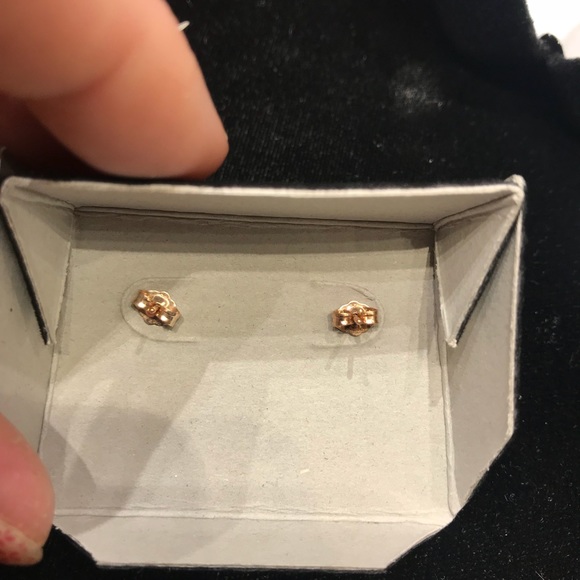 ❌❌SOLD❌❌10k Rose Gold Opal & White Sapphire - Picture 4 of 6